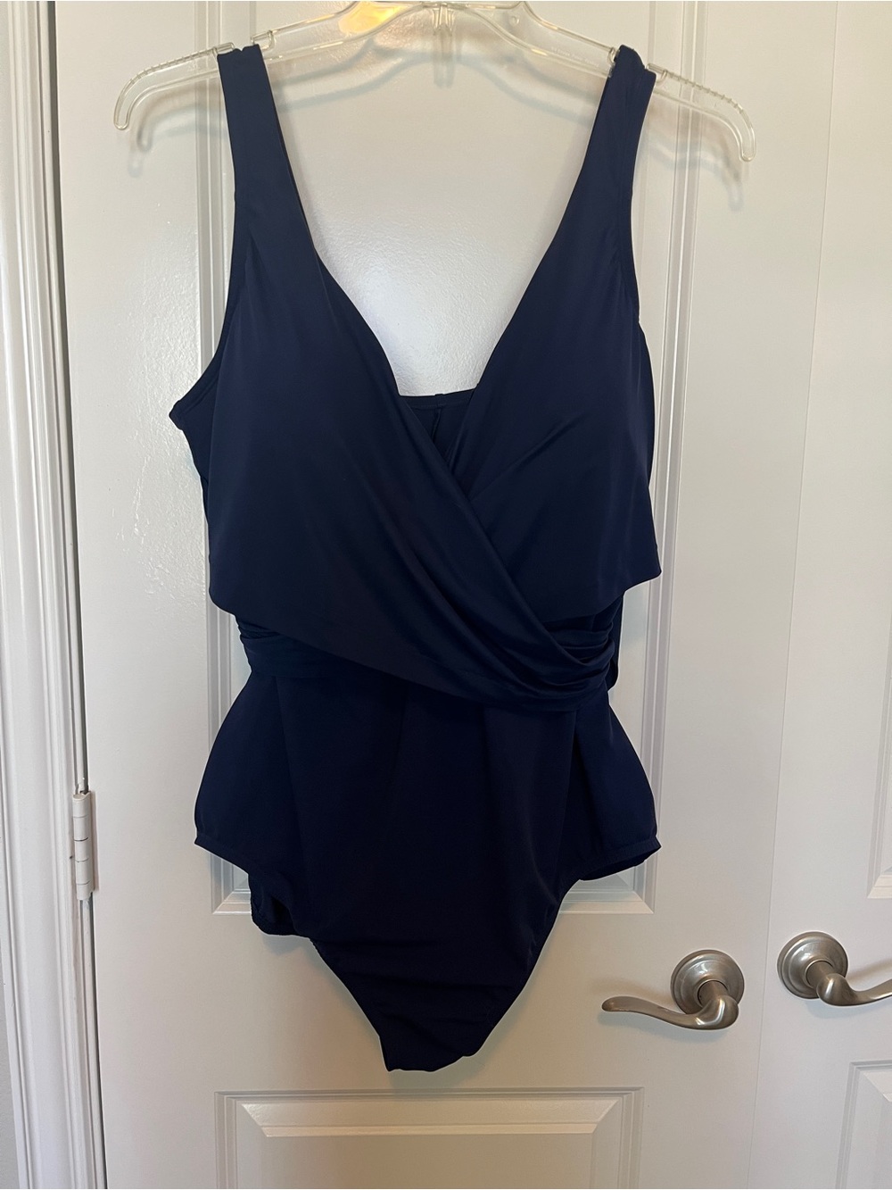 Women's Plus Size SlenderSuit Wrap One Piece Swimsuit